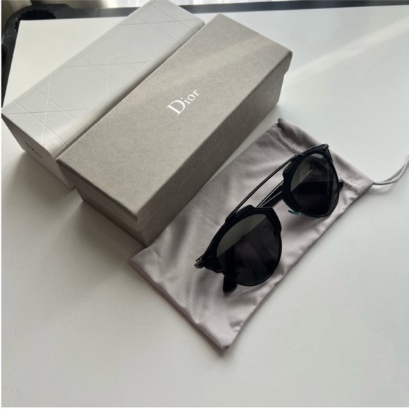 CHRISTIAN DIOR Designer SoReal Sunglasses
Black/Silver main image 8